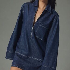 Anthropologie Denim Shift Dress